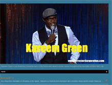 Tablet Screenshot of kareemgreen.com